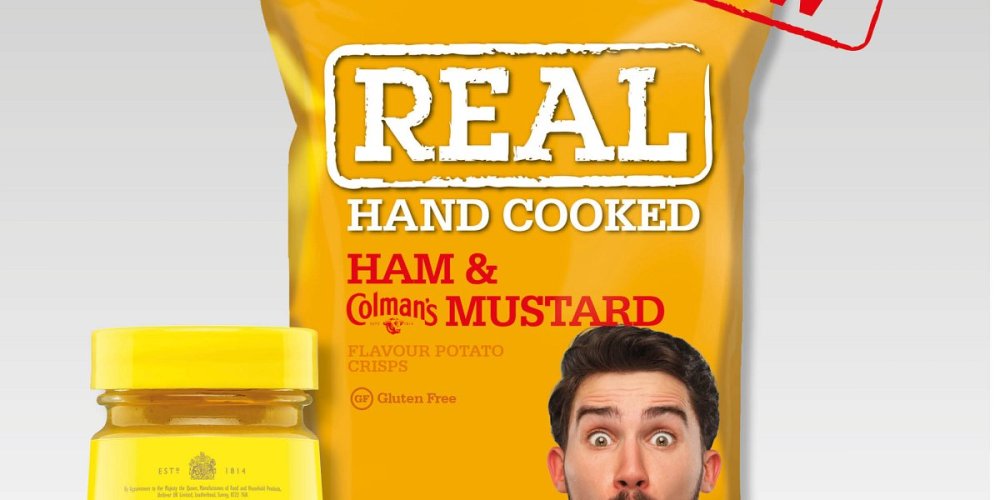 REAL crisps teams up with Colman's mustard